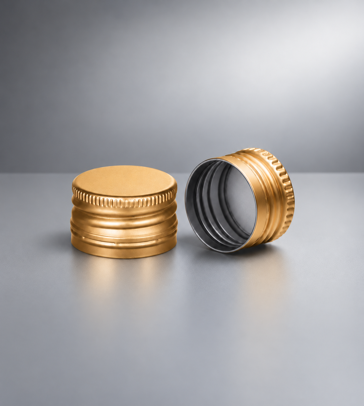 Aluminium caps
